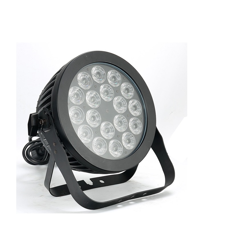 18PCS 15W RGBWA + UV 6in1 Luz LED Par resistente al agua